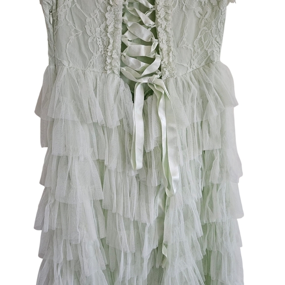 Amy Jane London Chinoise Green Sofia Maxi Dress NWT - Picture 11 of 13